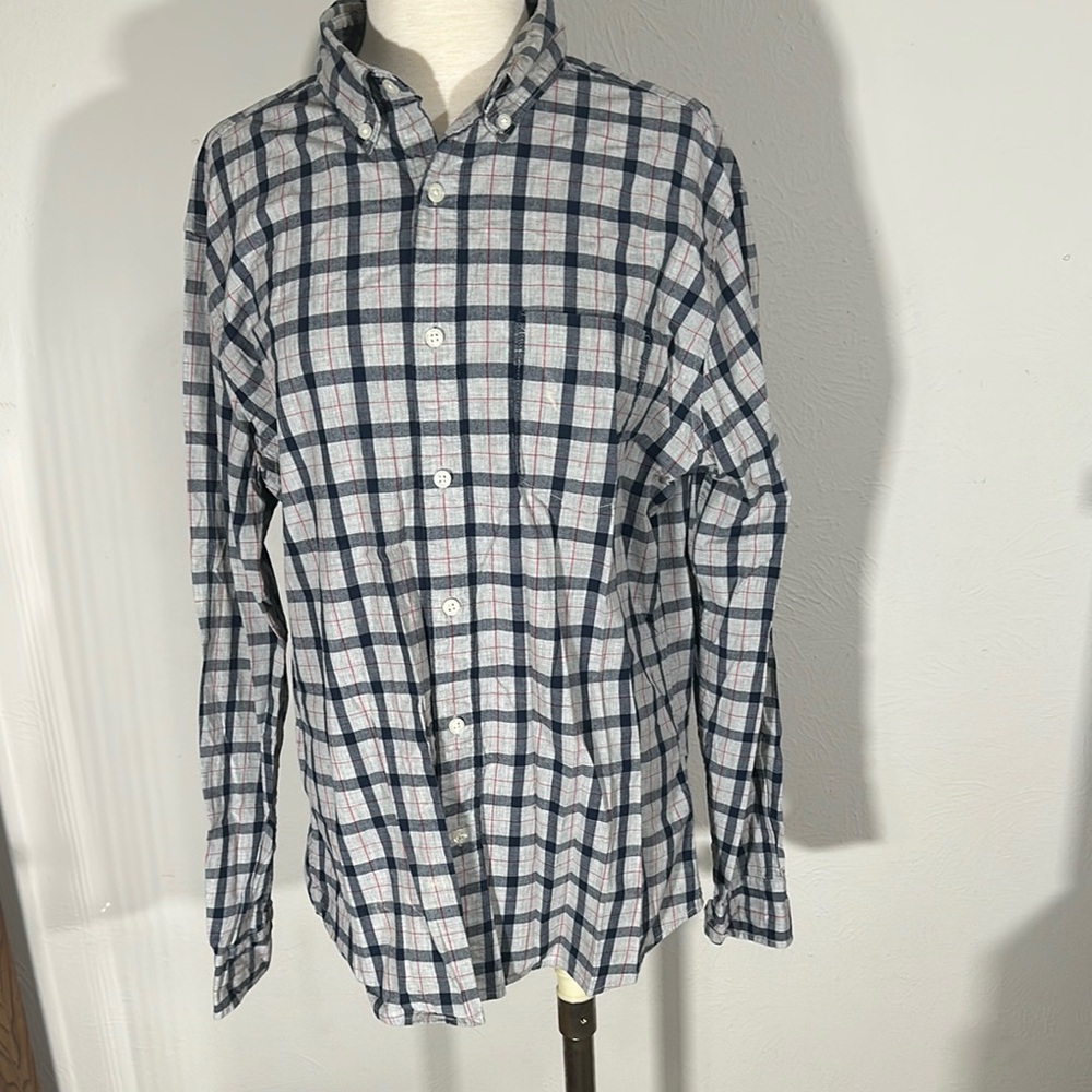 BOGO Men's Blue Plaid Shirt